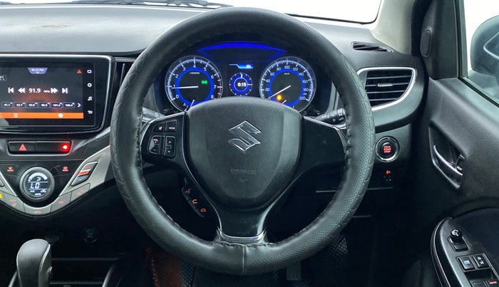 2019 Maruti Baleno ALPHA CVT PETROL 1.2, Petrol, Automatic, 50,195 km, Steering Wheel Close Up