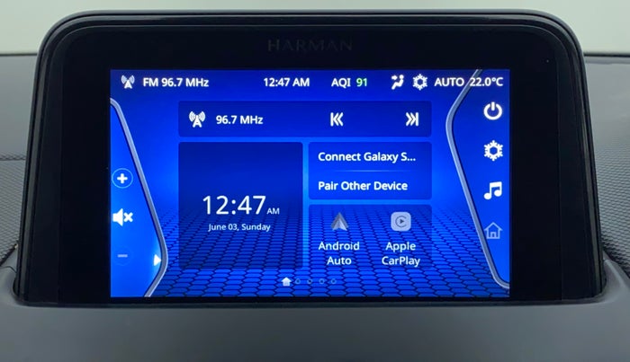 2022 Tata NEXON XZA PLUS KAZIRANGA PETROL, Petrol, Automatic, 22,445 km, Infotainment System