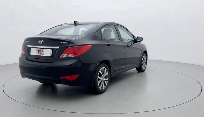 2017 Hyundai Verna 1.6 VTVT SX, Petrol, Manual, 55,605 km, Right Back Diagonal