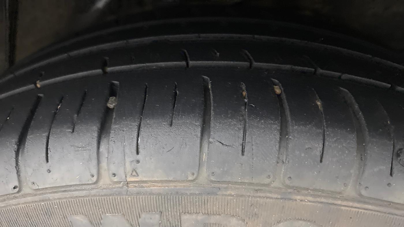 2017 Hyundai Verna 1.6 VTVT SX, Petrol, Manual, 55,605 km, Left Rear Tyre Tread