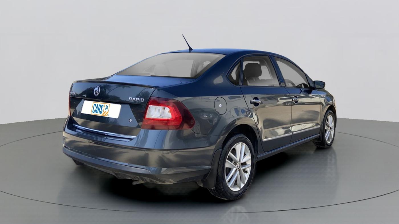 2019 Skoda Rapid STYLE 1.6 MPI MT, Petrol, Manual, 27,211 km, Right Back Diagonal