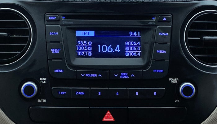 2015 Hyundai Grand i10 ASTA 1.2 KAPPA VTVT, Petrol, Manual, 44,628 km, Infotainment System