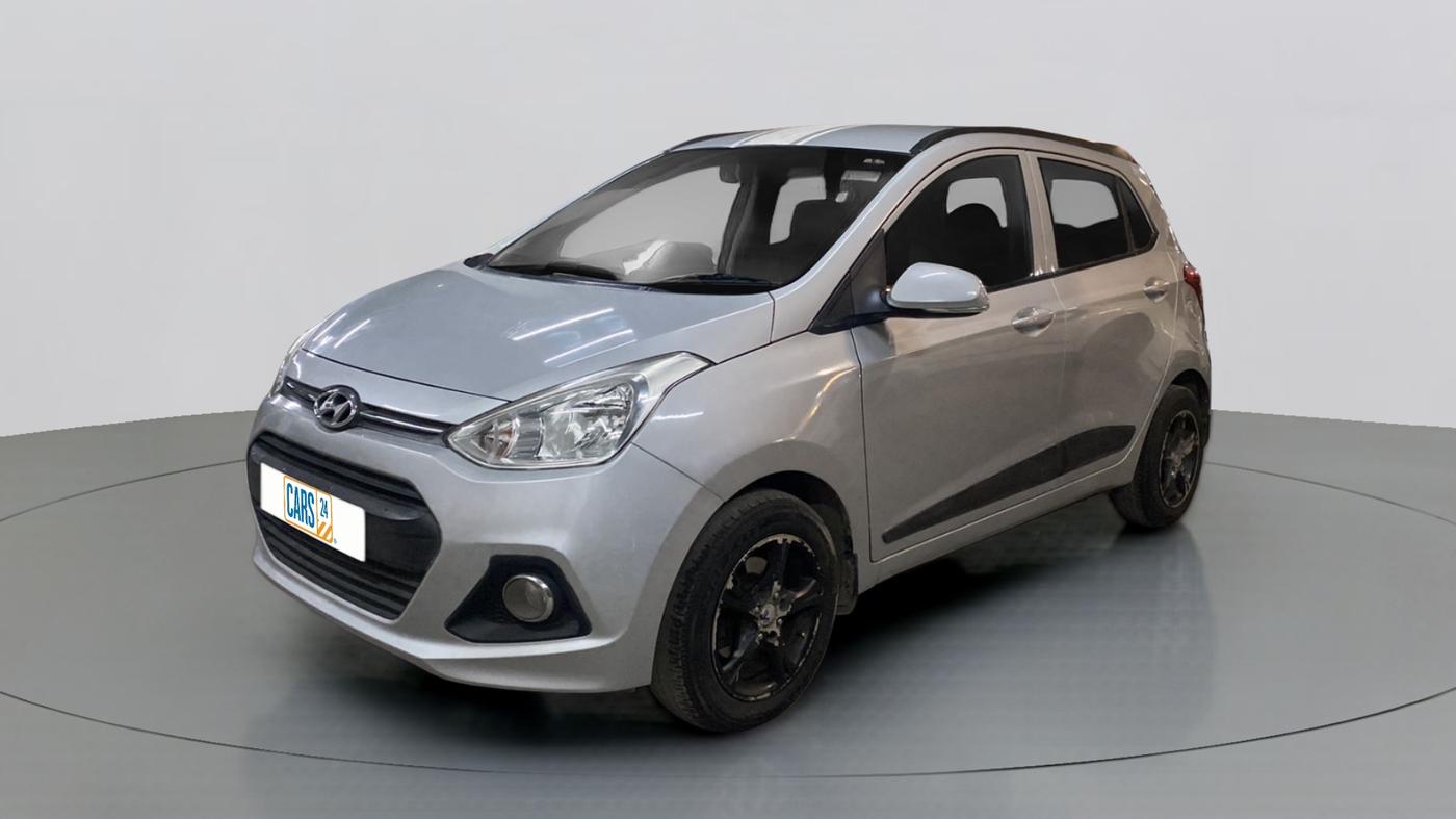 2015 Hyundai Grand i10 SPORTZ 1.2 KAPPA VTVT, Petrol, Manual, 73,100 km, Left Front Diagonal