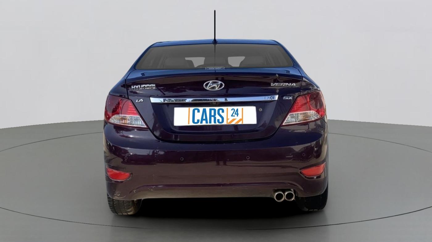2013 Hyundai Verna FLUIDIC 1.6 VTVT SX, Petrol, Manual, 72,153 km, Back/Rear