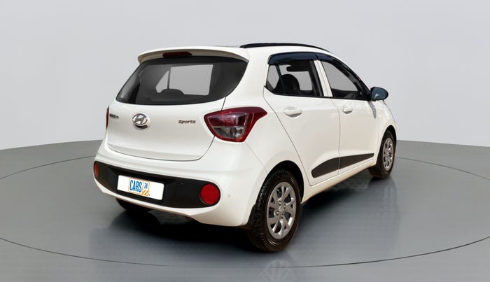 2018 Hyundai Grand i10 SPORTZ 1.2 KAPPA VTVT, Petrol, Manual, 33,561 km, Right Back Diagonal