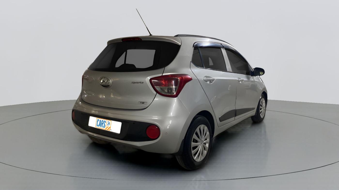 2017 Hyundai Grand i10 SPORTZ (O) 1.2 KAPPA VTVT, Petrol, Manual, 85,374 km, Right Back Diagonal
