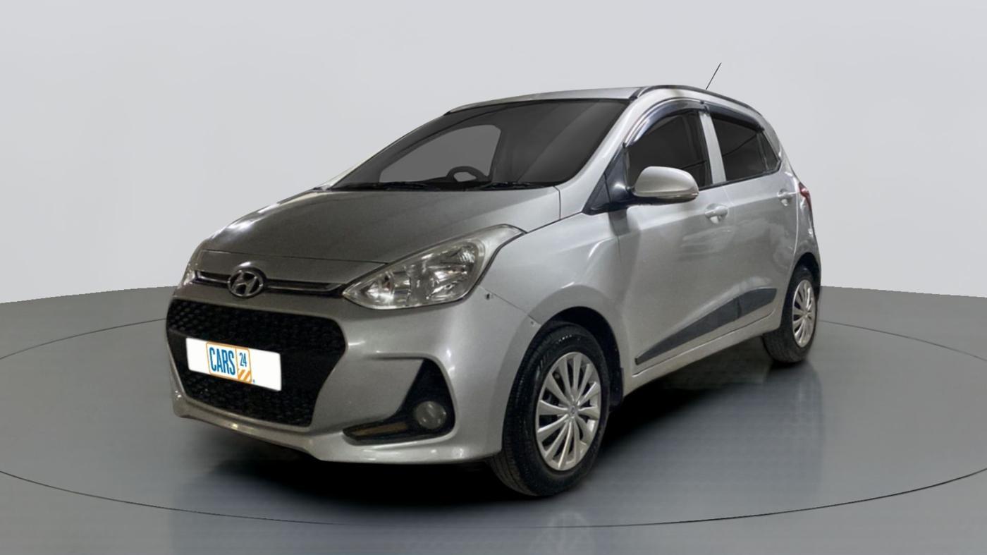 2017 Hyundai Grand i10 SPORTZ (O) 1.2 KAPPA VTVT, Petrol, Manual, 85,374 km, Left Front Diagonal