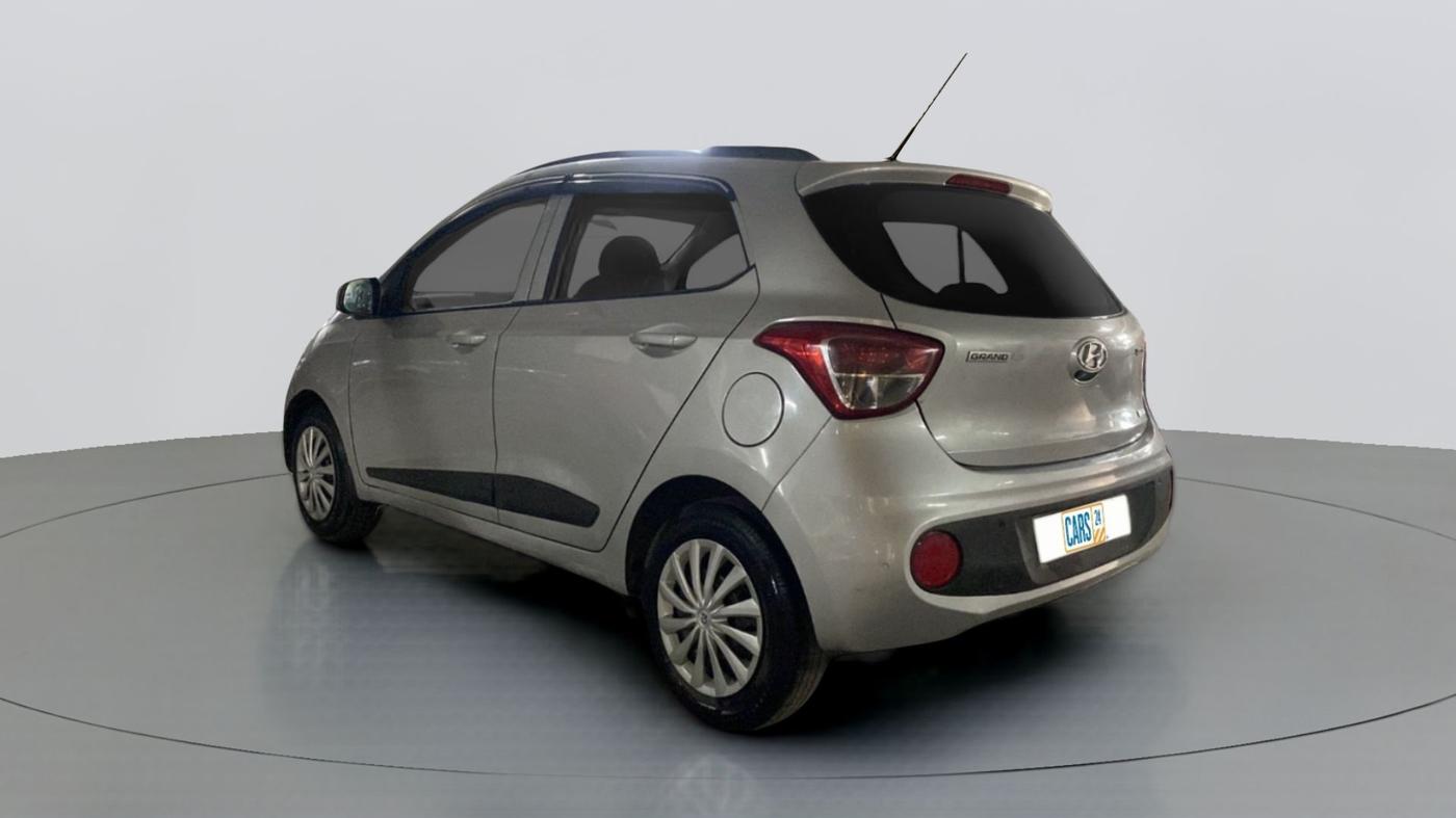 2017 Hyundai Grand i10 SPORTZ (O) 1.2 KAPPA VTVT, Petrol, Manual, 85,374 km, Left Back Diagonal