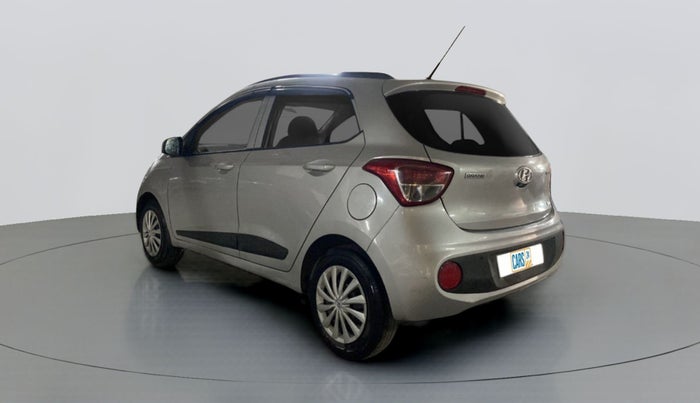 2017 Hyundai Grand i10 SPORTZ (O) 1.2 KAPPA VTVT, Petrol, Manual, 85,374 km, Left Back Diagonal