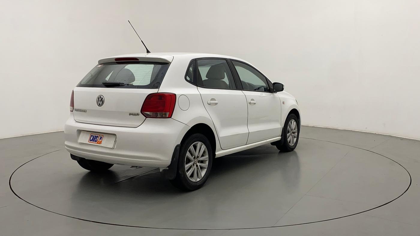2013 Volkswagen Polo HIGHLINE1.2L, Petrol, Manual, 87,340 km, Right Back Diagonal