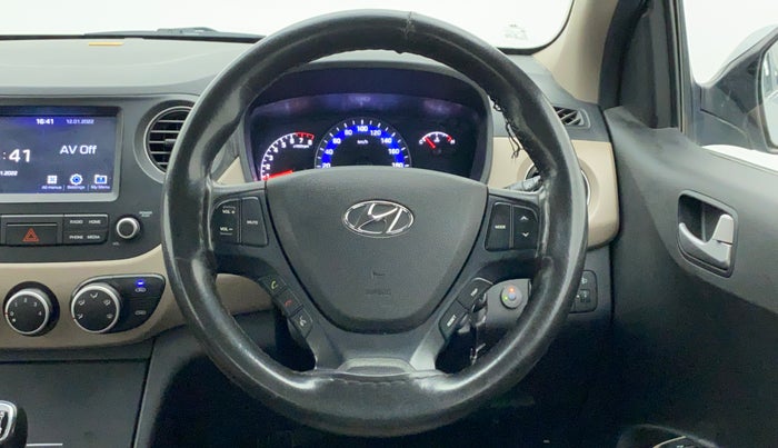 2019 Hyundai Xcent SX 1.2, CNG, Manual, 42,846 km, Steering Wheel Close Up