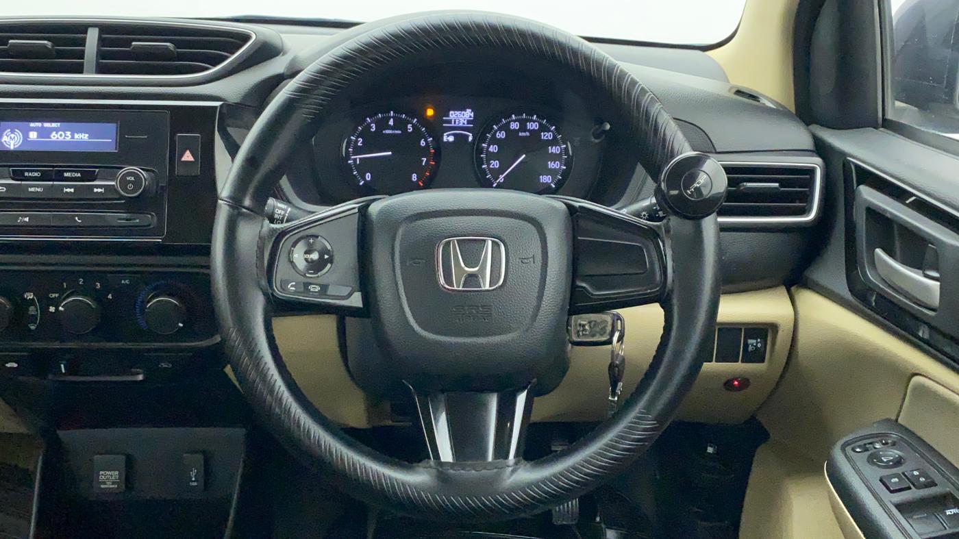 2019 Honda Amaze 1.2 SMT I VTEC, CNG, Manual, 26,083 km, Steering Wheel Close Up