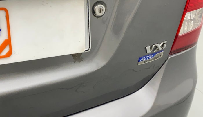 2018 Maruti Wagon R 1.0 VXI AMT, CNG, Automatic, 76,744 km, Dicky (Boot door) - Slightly dented