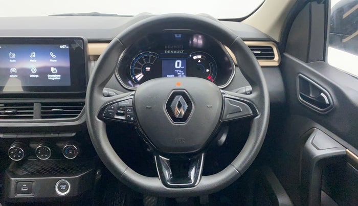 2022 Renault Kiger RXT (O) 1.0 MT, Petrol, Manual, 7,891 km, Steering Wheel Close Up