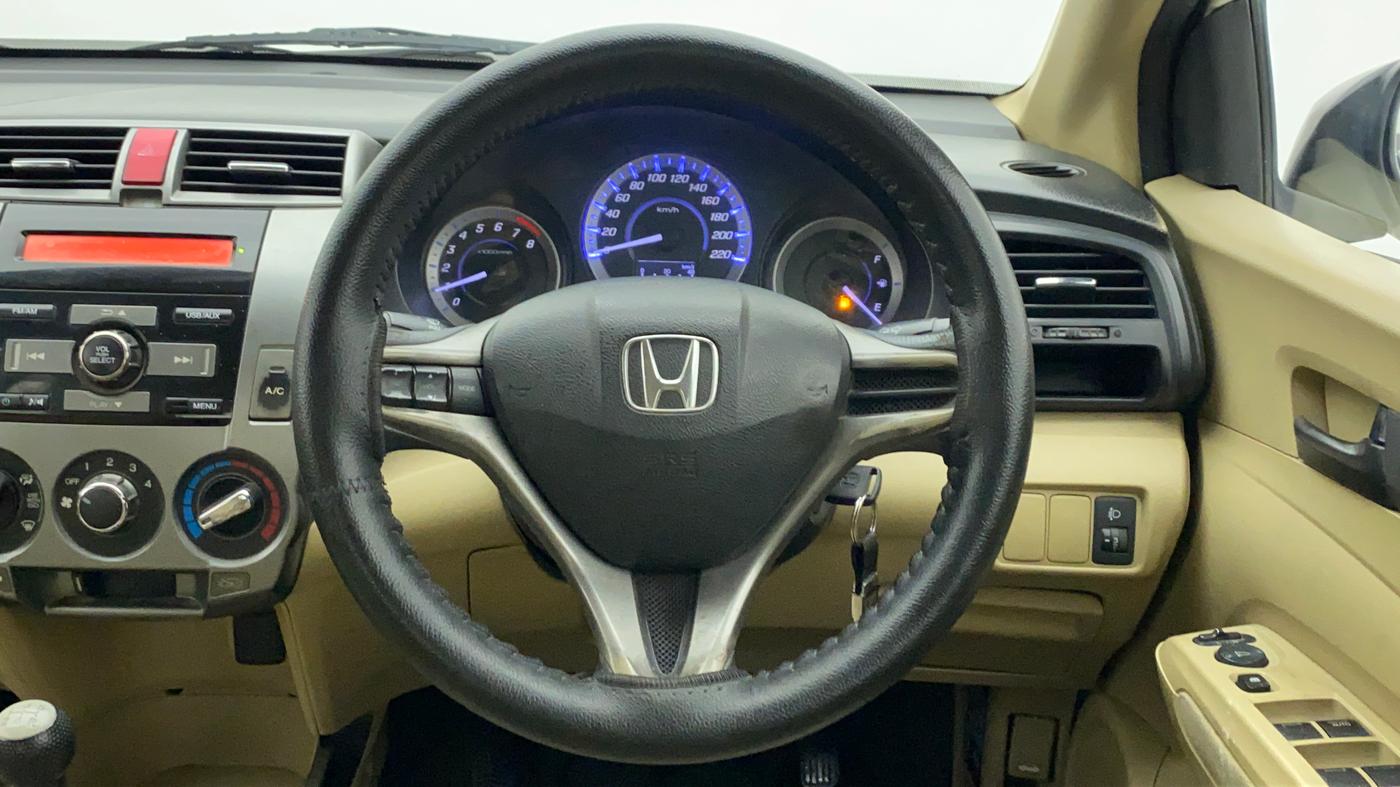 2013 Honda City S MT PETROL, Petrol, Manual, 74,017 km, Steering Wheel Close Up