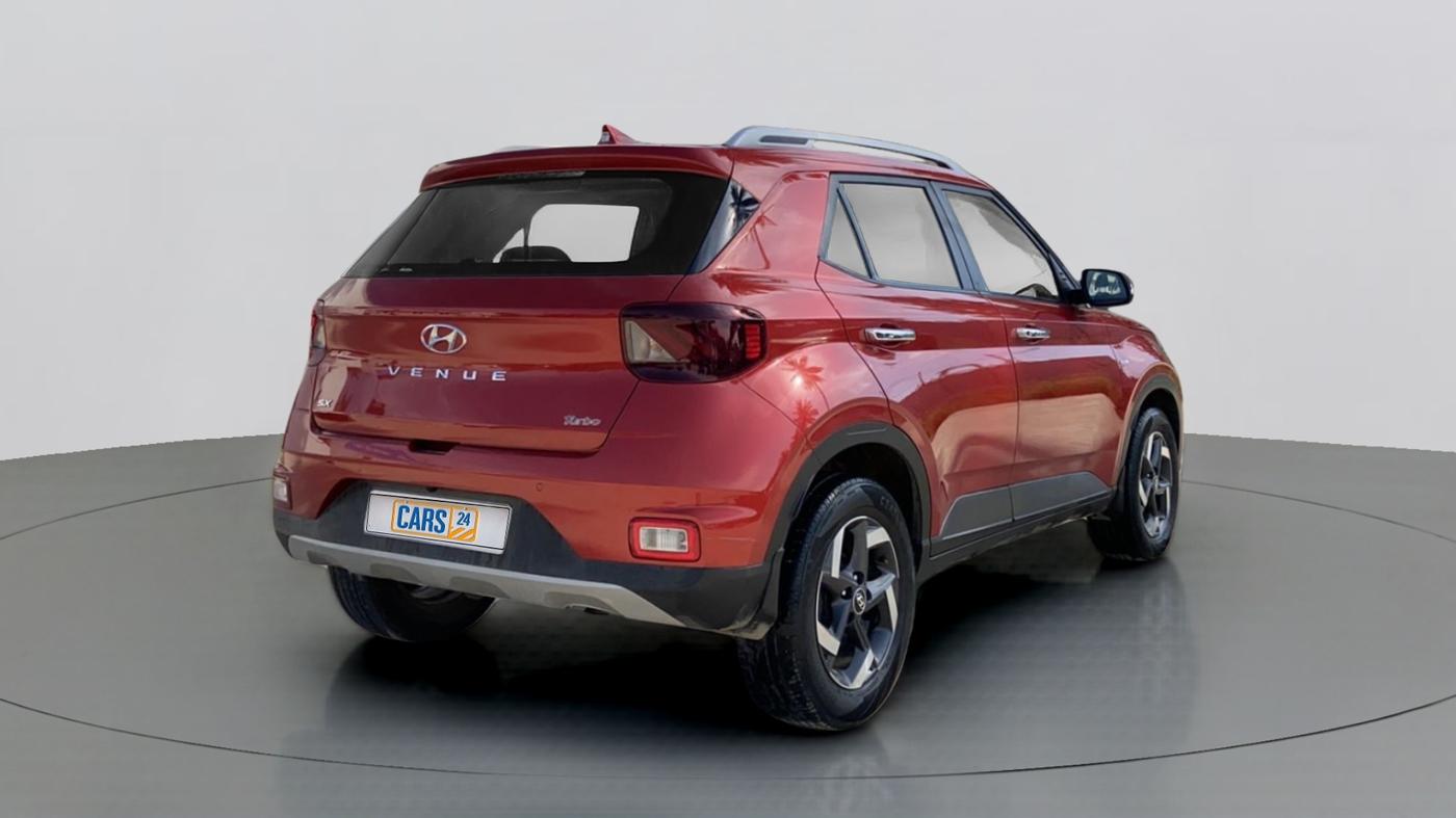 2019 Hyundai VENUE SX PLUS 1.0 TURBO DCT, Petrol, Automatic, 20,105 km, Right Back Diagonal
