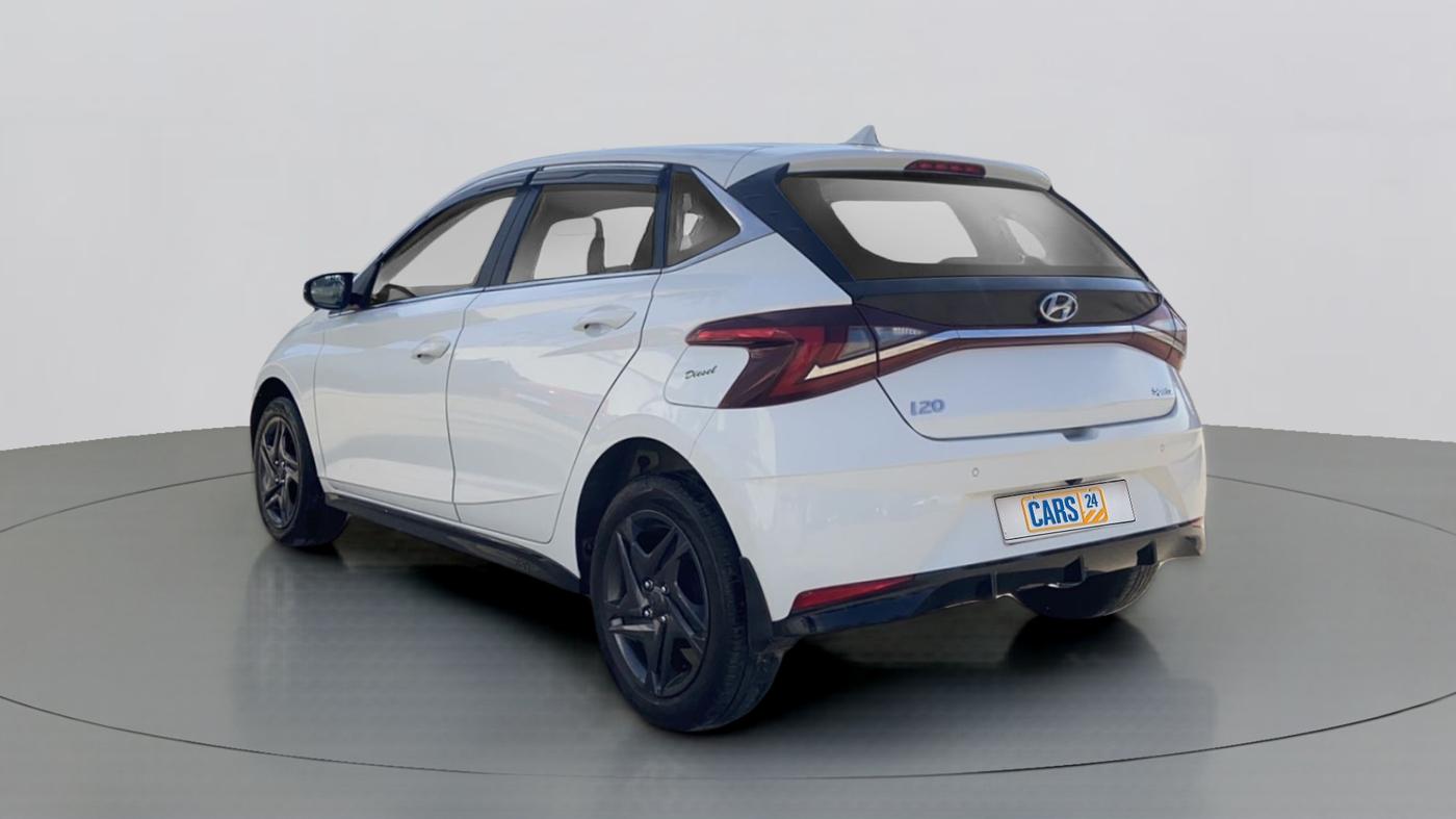 2021 Hyundai NEW I20 SPORTZ 1.5 MT, Diesel, Manual, 15,103 km, Left Back Diagonal
