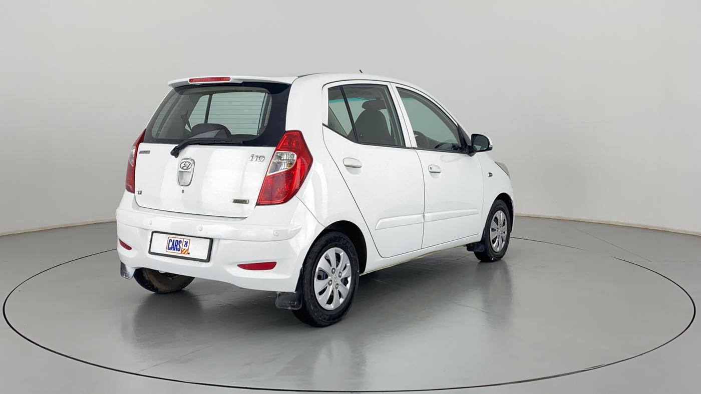 2012 Hyundai i10 SPORTZ 1.2 KAPPA2, Petrol, Manual, 50,514 km, Right Back Diagonal
