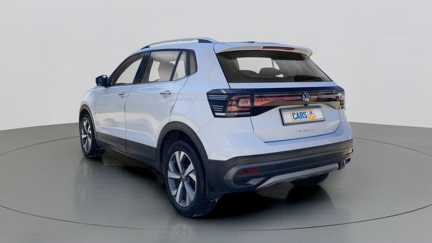 2021 Volkswagen TAIGUN TOPLINE 1.0 TSI MT, Petrol, Manual, 8,210 km, Left Back Diagonal