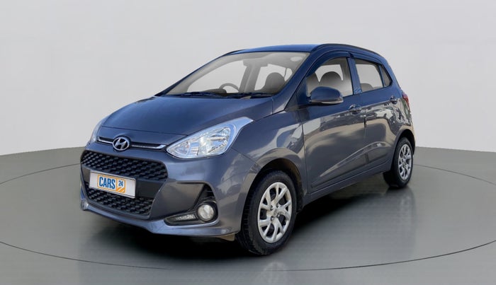 2017 Hyundai Grand i10 SPORTZ (O) 1.2 KAPPA VTVT, Petrol, Manual, 32,646 km, Left Front Diagonal