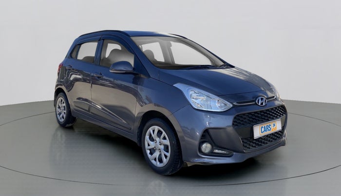 2017 Hyundai Grand i10 SPORTZ (O) 1.2 KAPPA VTVT, Petrol, Manual, 32,646 km, Right Front Diagonal