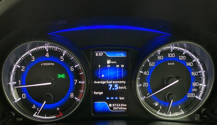 2017 Maruti Baleno ZETA PETROL 1.2, Petrol, Manual, 39,740 km, Odometer Image