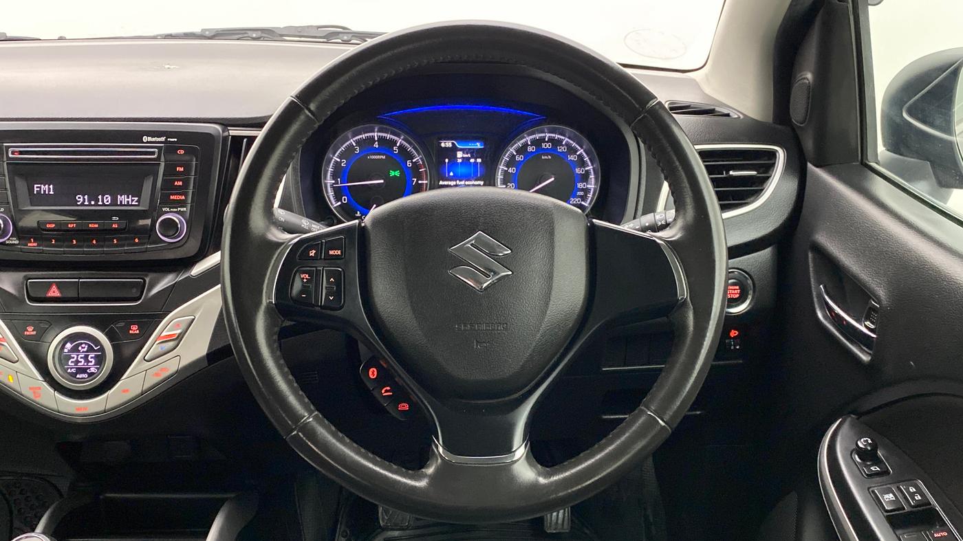 2017 Maruti Baleno ZETA PETROL 1.2, Petrol, Manual, 39,740 km, Steering Wheel Close Up