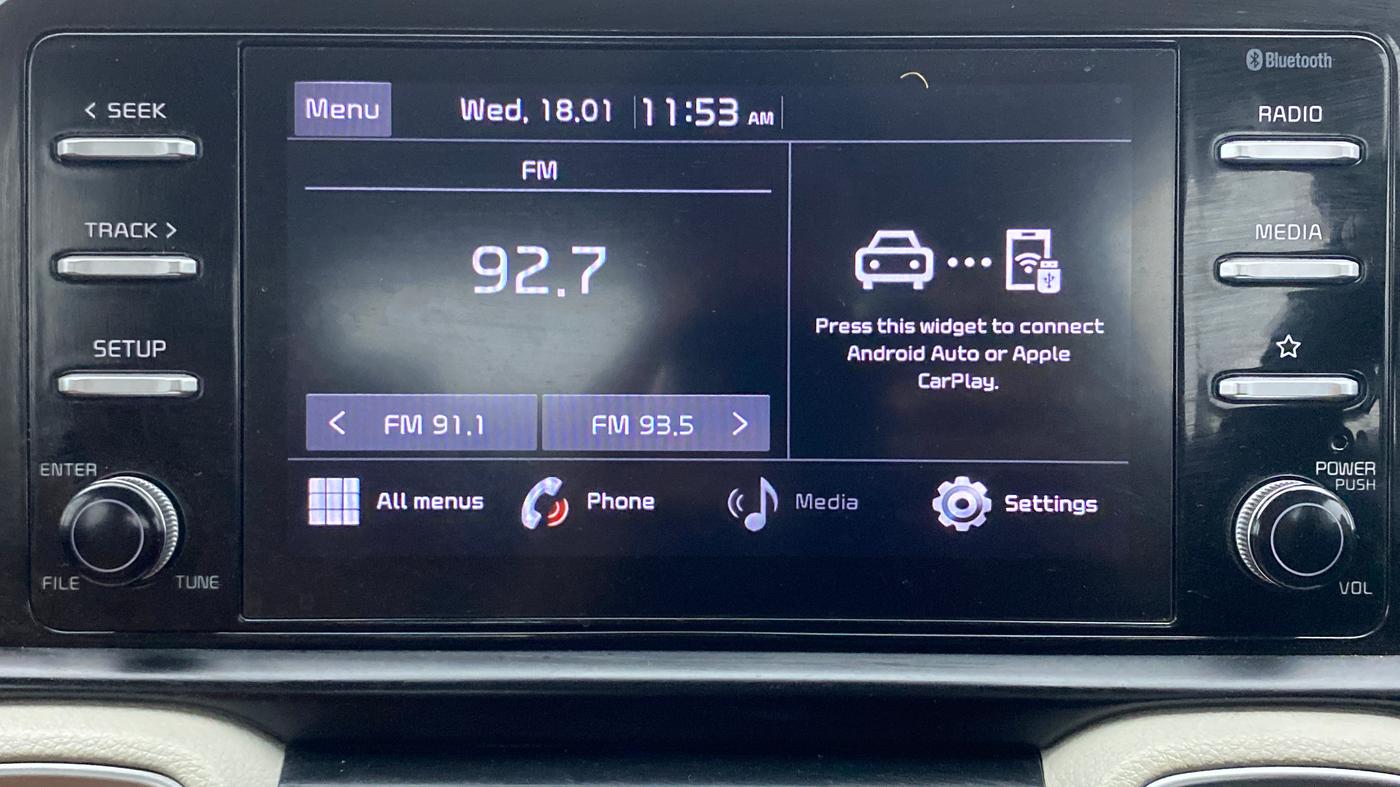 2021 KIA SONET HTX 1.0 IMT, Petrol, Manual, 30,332 km, Infotainment System