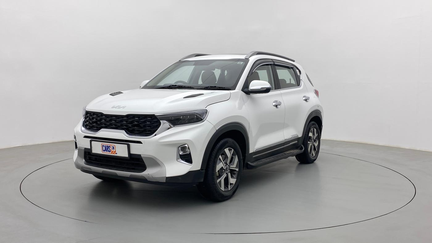 2021 KIA SONET HTX 1.0 IMT, Petrol, Manual, 30,332 km, Left Front Diagonal