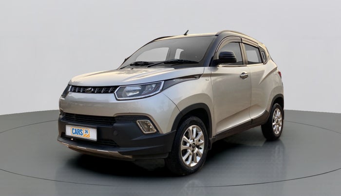 2017 Mahindra Kuv100 K8-6 STR DUAL TONE, Petrol, Manual, 37,426 km, Left Front Diagonal