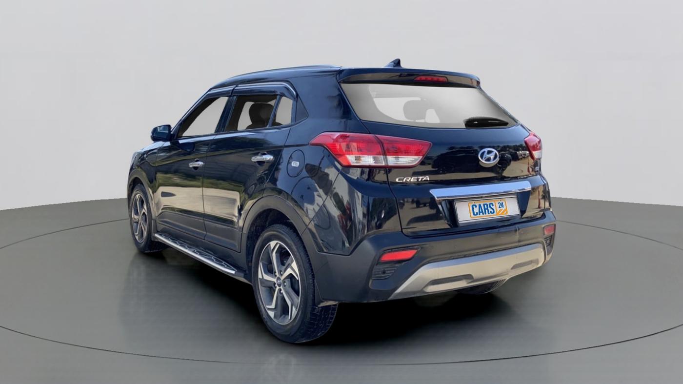 2018 Hyundai Creta SX PLUS AT 1.6 PETROL, Petrol, Automatic, 15,745 km, Left Back Diagonal