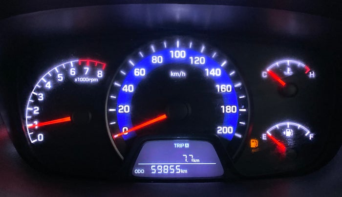 2015 Hyundai Xcent S (O) 1.2, Petrol, Manual, 59,855 km, Odometer Image