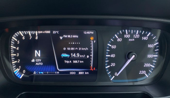 2022 Tata PUNCH CREATIVE  AMT, Petrol, Automatic, 8,001 km, Odometer Image