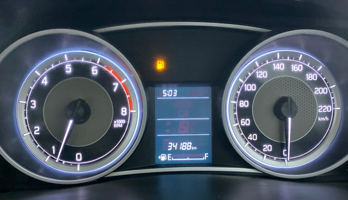 2020 Maruti Dzire VXI, Petrol, Manual, 34,188 km, Odometer Image