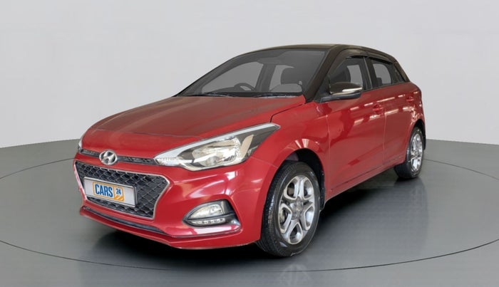 2019 Hyundai Elite i20 SPORTZ PLUS 1.2 DUAL TONE, Petrol, Manual, 58,684 km, Left Front Diagonal