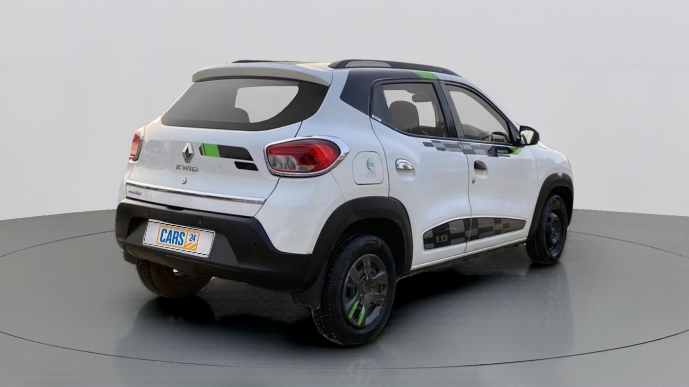 2018 Renault Kwid 1.0 RXT Opt, Petrol, Manual, 70,580 km, Right Back Diagonal
