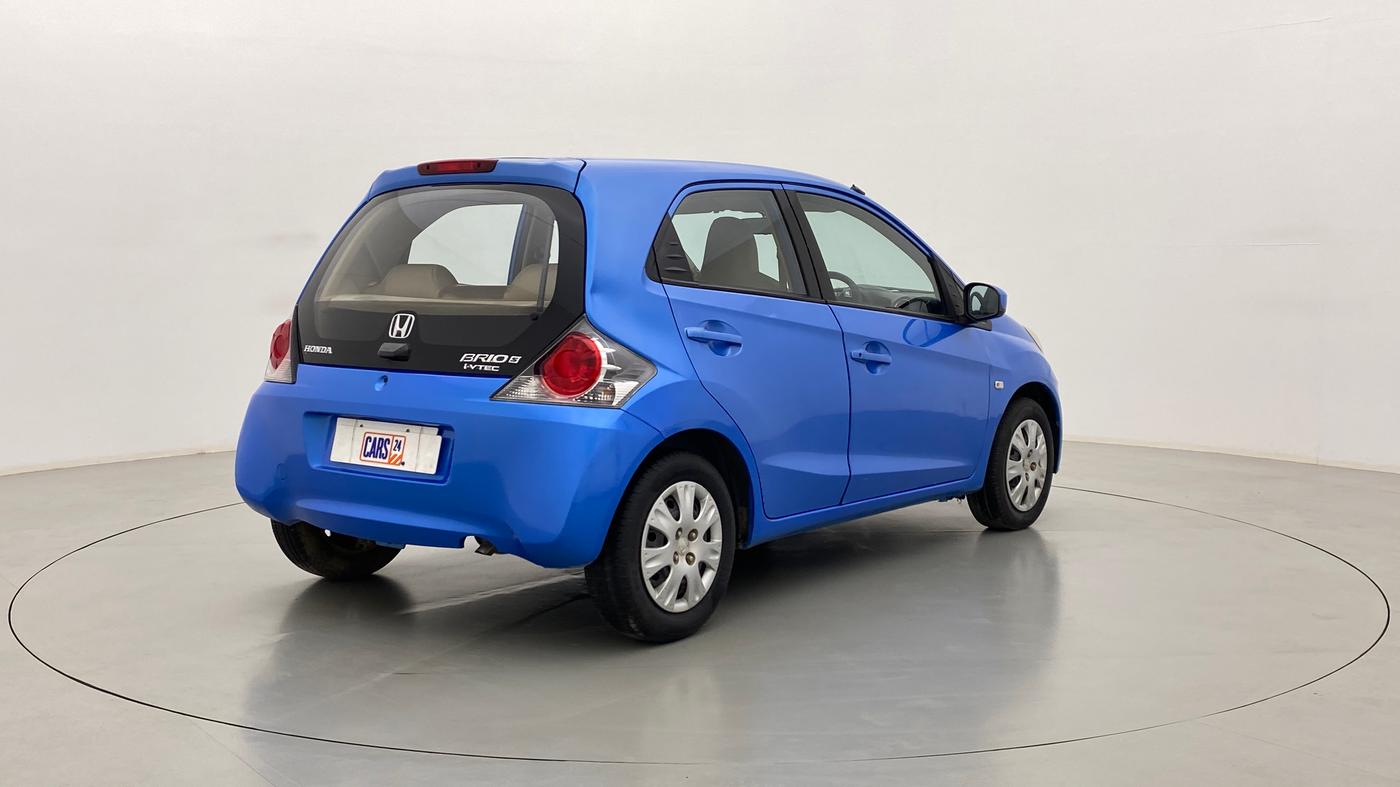2012 Honda Brio 1.2 S MT I VTEC, Petrol, Manual, 64,530 km, Right Back Diagonal