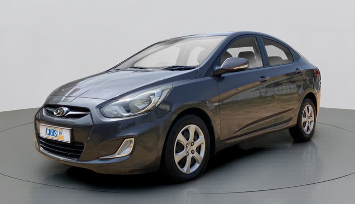 2012 Hyundai Verna FLUIDIC 1.6 EX CRDI, Diesel, Manual, 87,980 km, Left Front Diagonal
