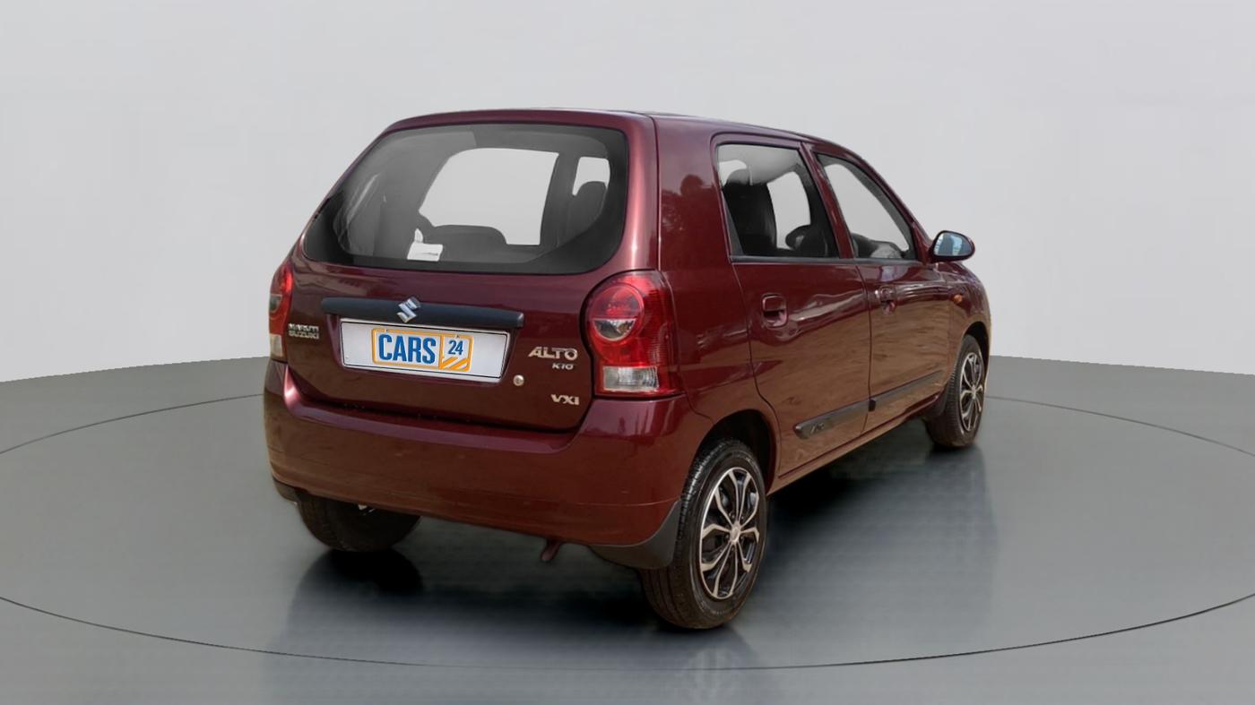 2012 Maruti Alto K10 VXI, Petrol, Manual, 44,883 km, Right Back Diagonal