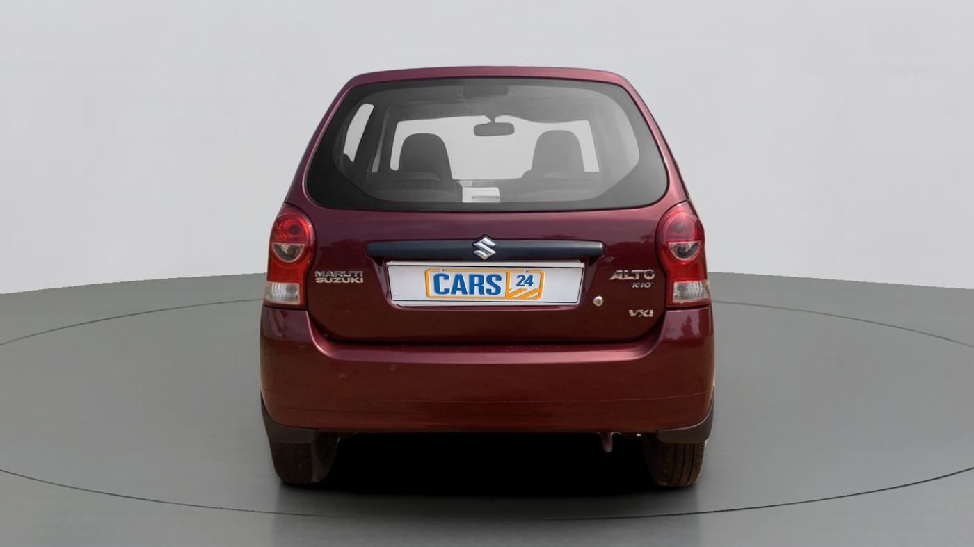 2012 Maruti Alto K10 VXI, Petrol, Manual, 44,883 km, Back/Rear