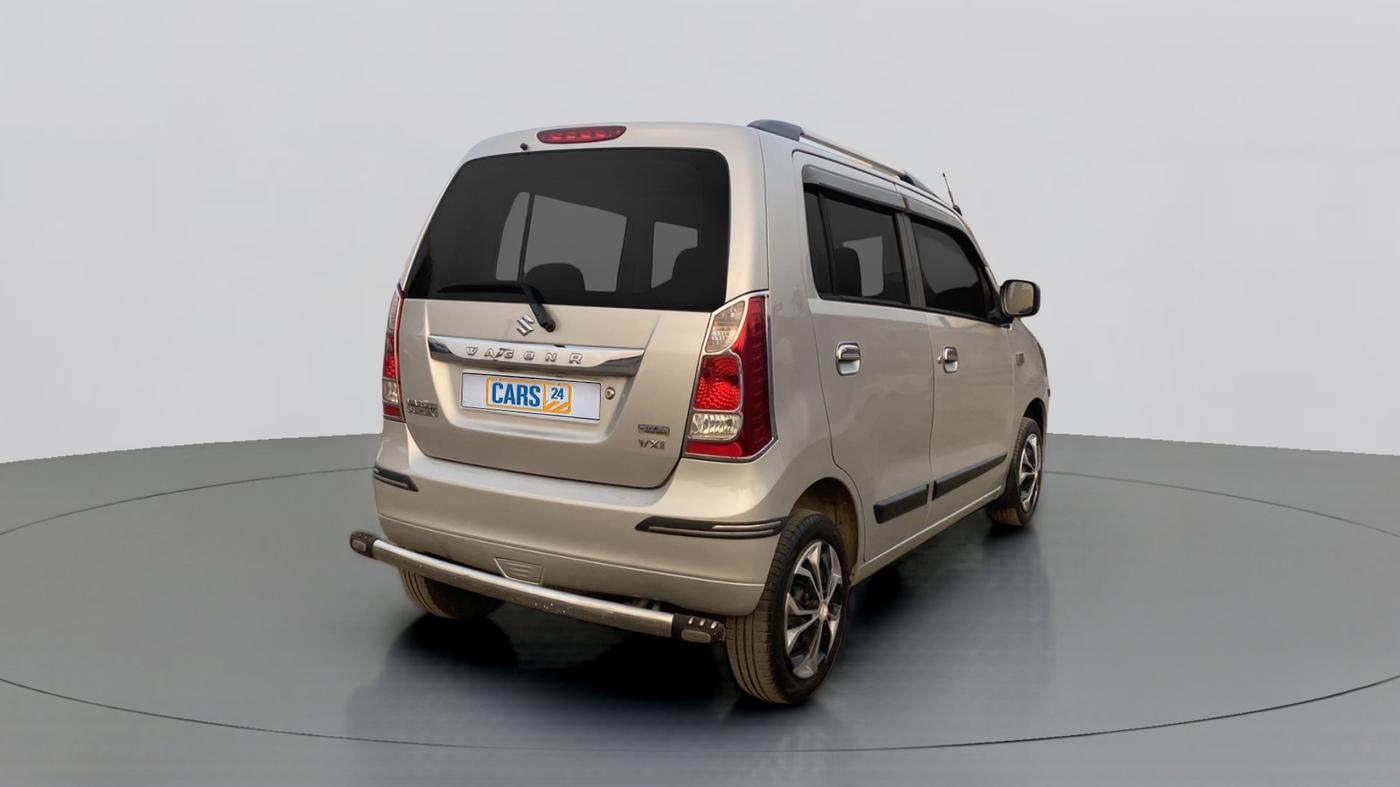 2017 Maruti Wagon R 1.0 VXI AMT, Petrol, Automatic, 58,554 km, Right Back Diagonal