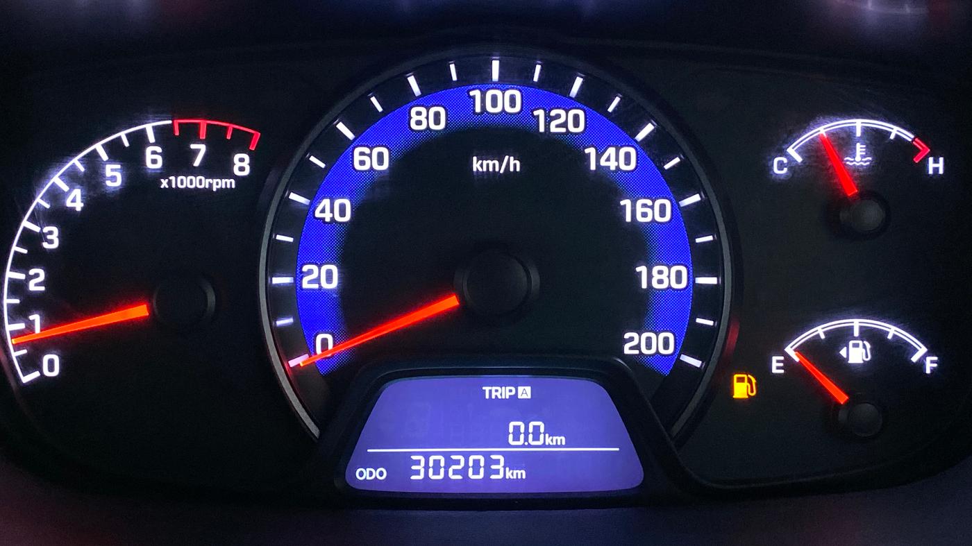 2018 Hyundai Xcent SX 1.2, Petrol, Manual, 30,203 km, Odometer Image