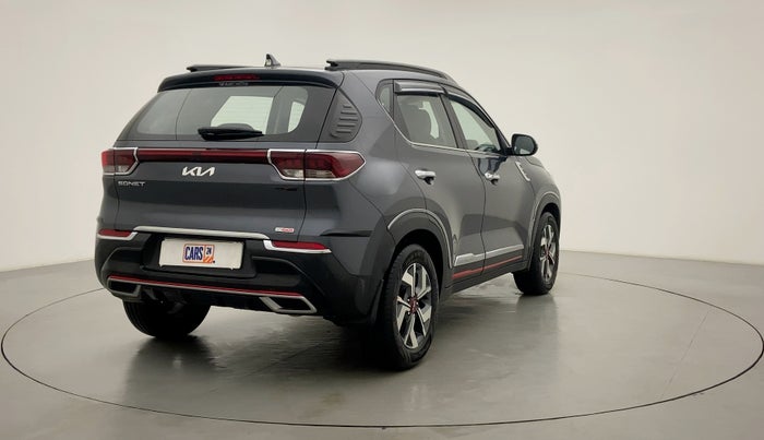 2021 KIA SONET GTX + 1.0 IMT, Petrol, Manual, 7,036 km, Right Back Diagonal