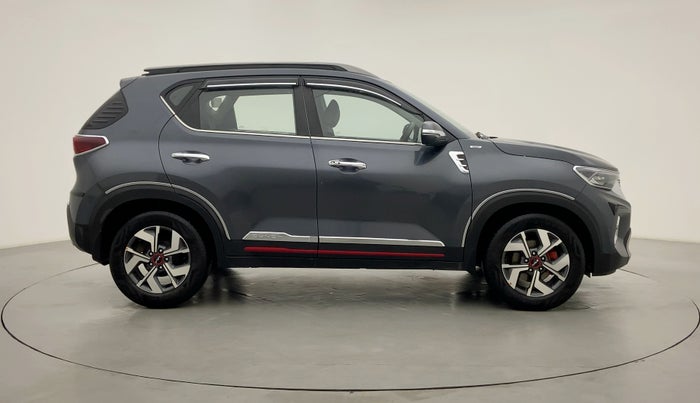 2021 KIA SONET GTX + 1.0 IMT, Petrol, Manual, 7,036 km, Right Side View