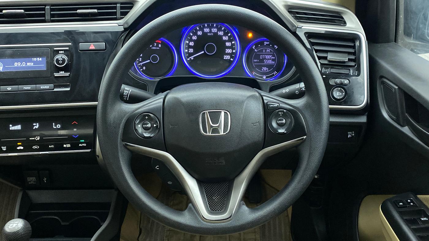 2016 Honda City SV MT PETROL, Petrol, Manual, 77,965 km, Steering Wheel Close Up