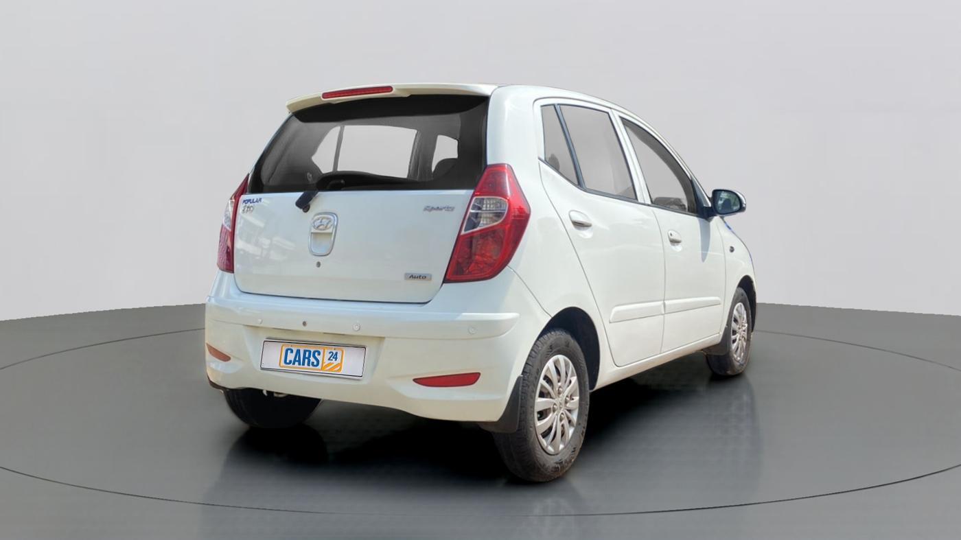 2013 Hyundai i10 SPORTZ 1.2 AT, Petrol, Automatic, 59,211 km, Right Back Diagonal