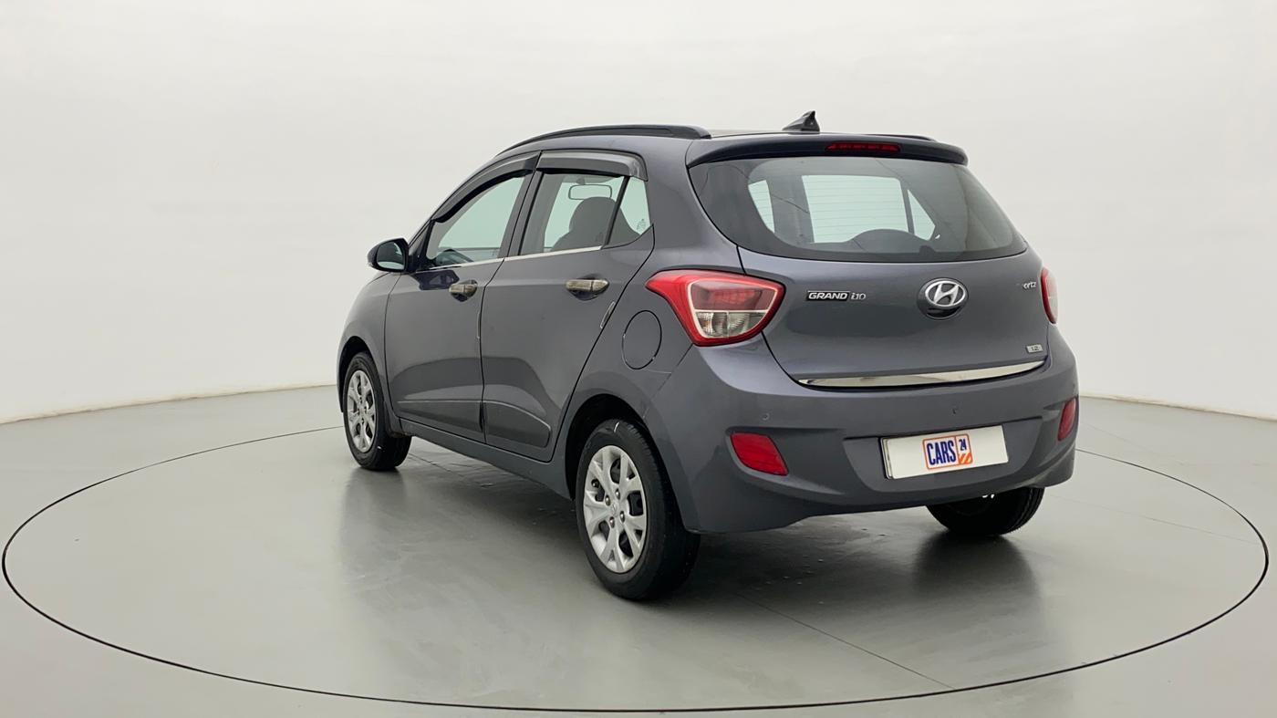 2015 Hyundai Grand i10 SPORTZ 1.2 KAPPA VTVT, Petrol, Manual, 46,658 km, Left Back Diagonal