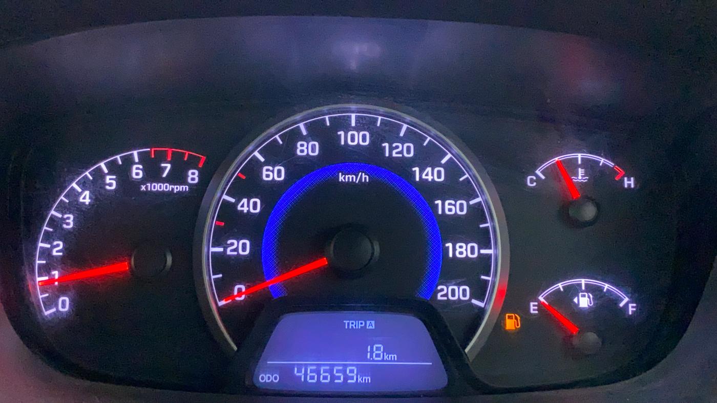 2015 Hyundai Grand i10 SPORTZ 1.2 KAPPA VTVT, Petrol, Manual, 46,658 km, Odometer Image
