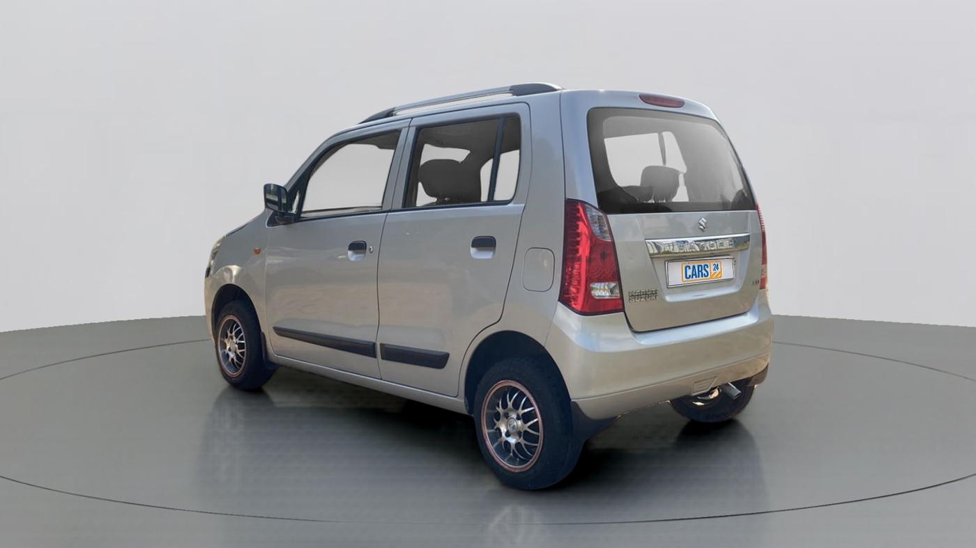 2012 Maruti Wagon R 1.0 LXI, Petrol, Manual, 80,714 km, Left Back Diagonal