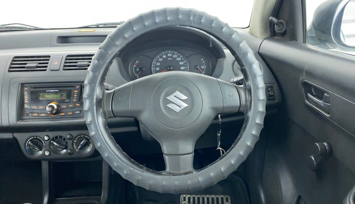 2011 Maruti Swift LXI, Petrol, Manual, 74,259 km, Steering Wheel Close Up